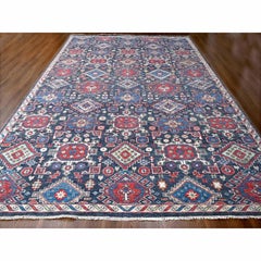Alfombra Oriental Anudada a Mano de Lana Ecológica 12'x18' Negro Carbón Sobredimensionada