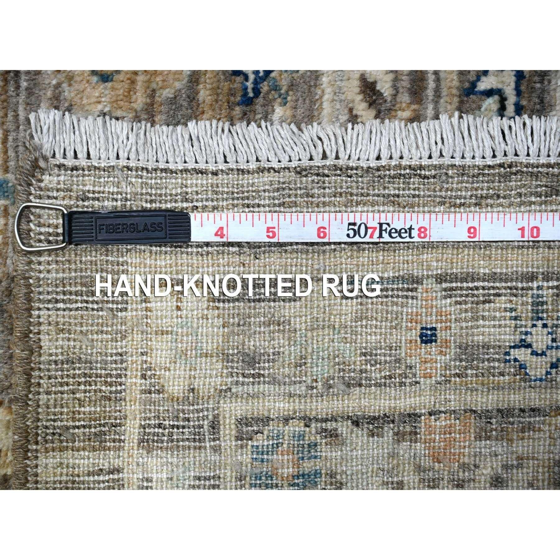 Tapis oriental XL, noué à la main, motif Ziegler Mahal gris 12'x18' en vente 3