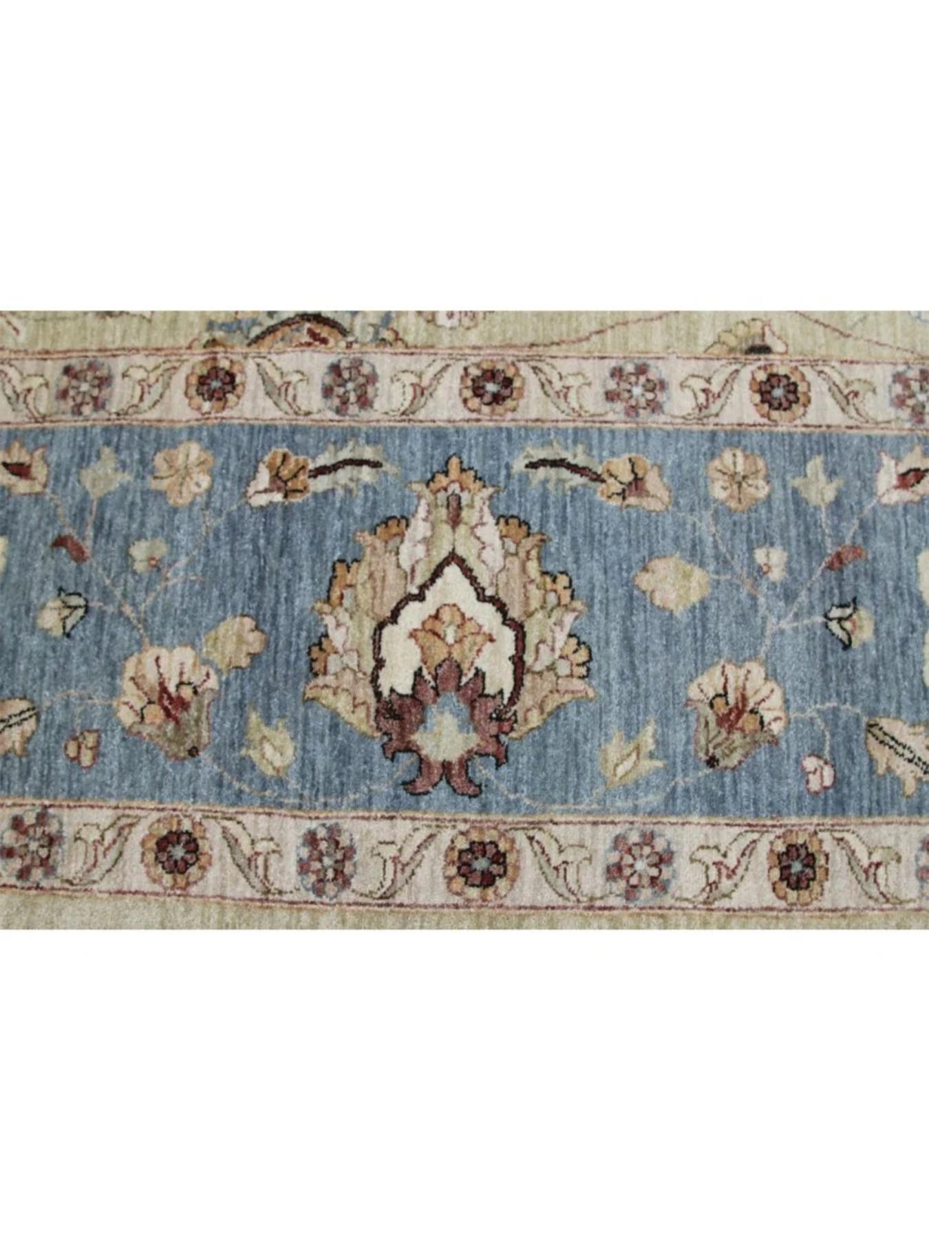 12x18 Handgeknüpfter indischer Agra Vorleger, handgewebt im Angebot 6