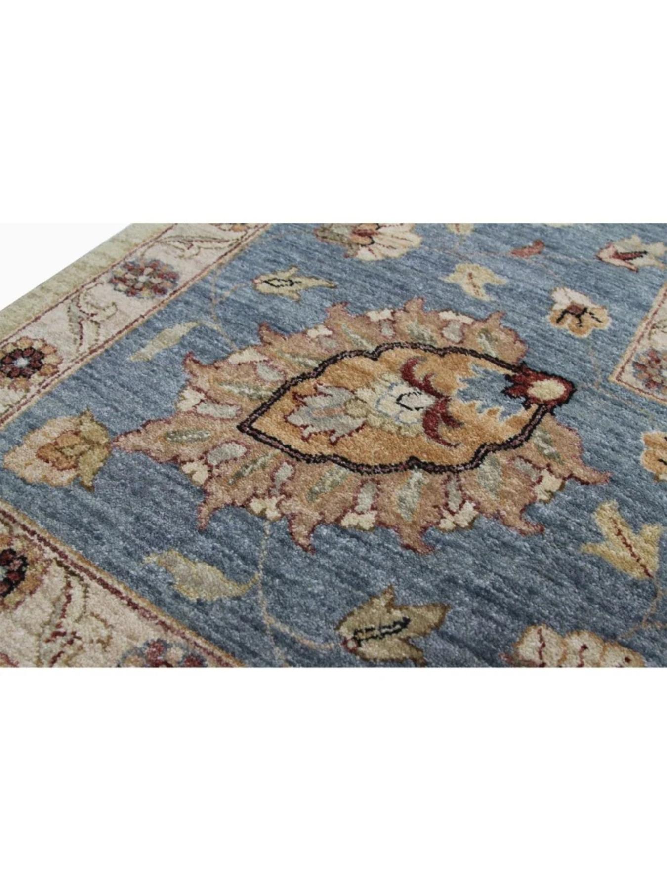 12x18 Handgeknüpfter indischer Agra Vorleger, handgewebt im Zustand „Neu“ im Angebot in Dallas, TX