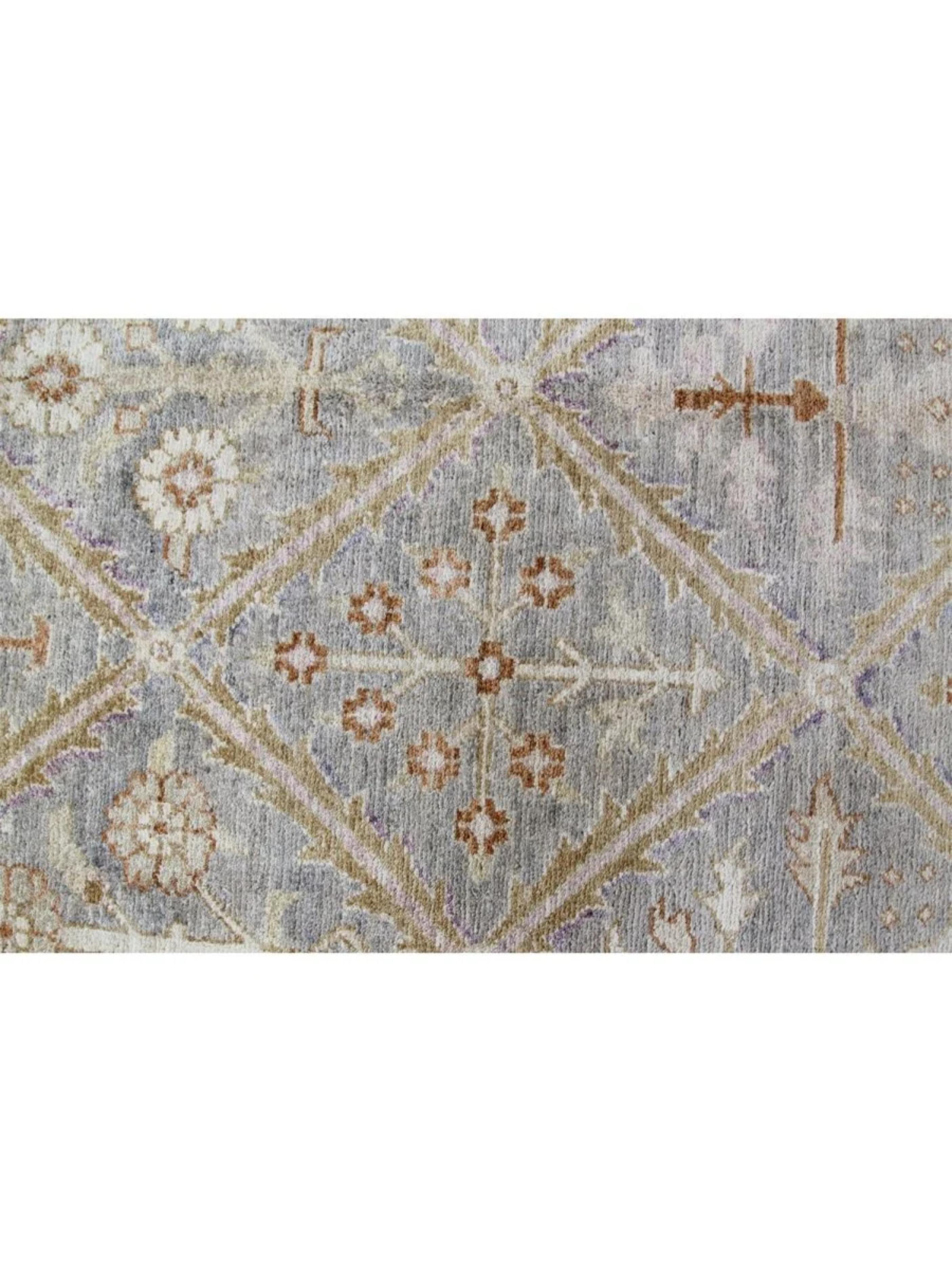 12x18 Hand-Knotted Mahal Style Rug im Angebot 2
