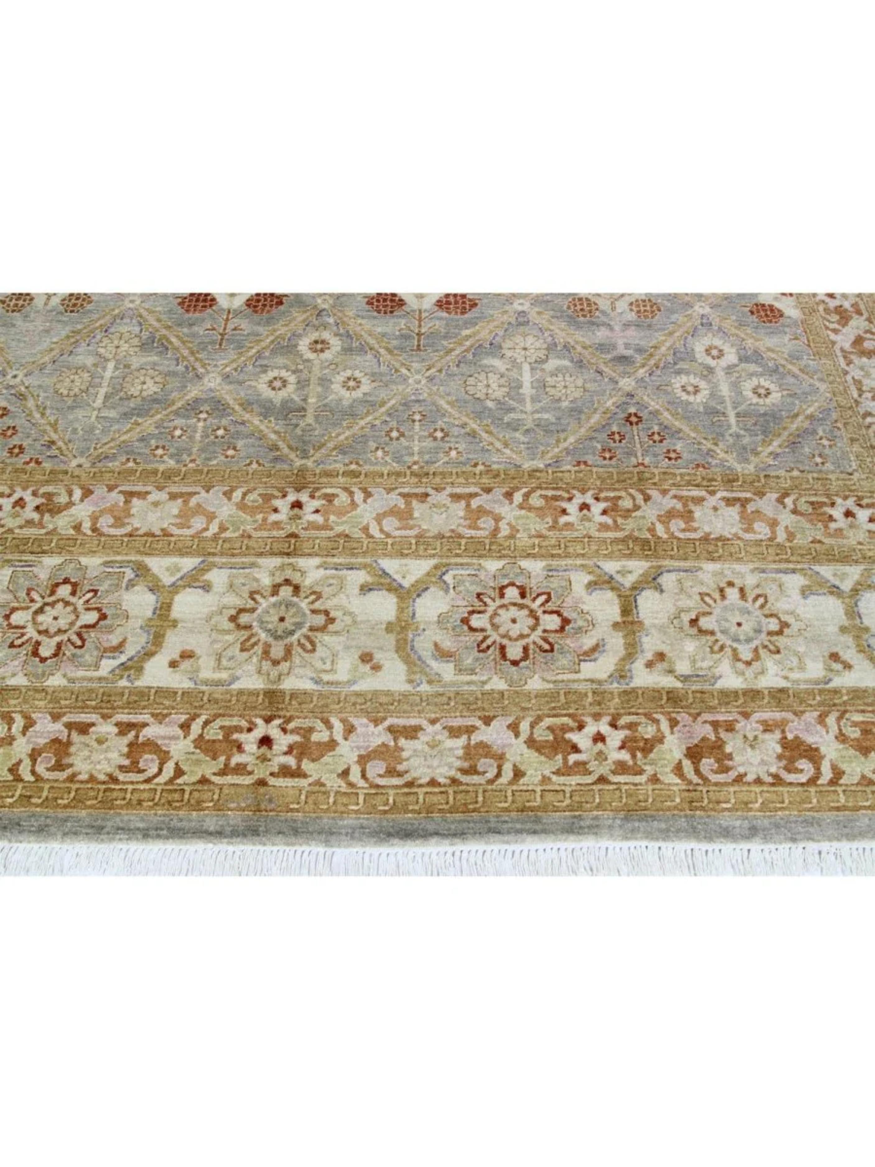 12x18 Hand-Knotted Mahal Style Rug im Zustand „Neu“ im Angebot in Dallas, TX