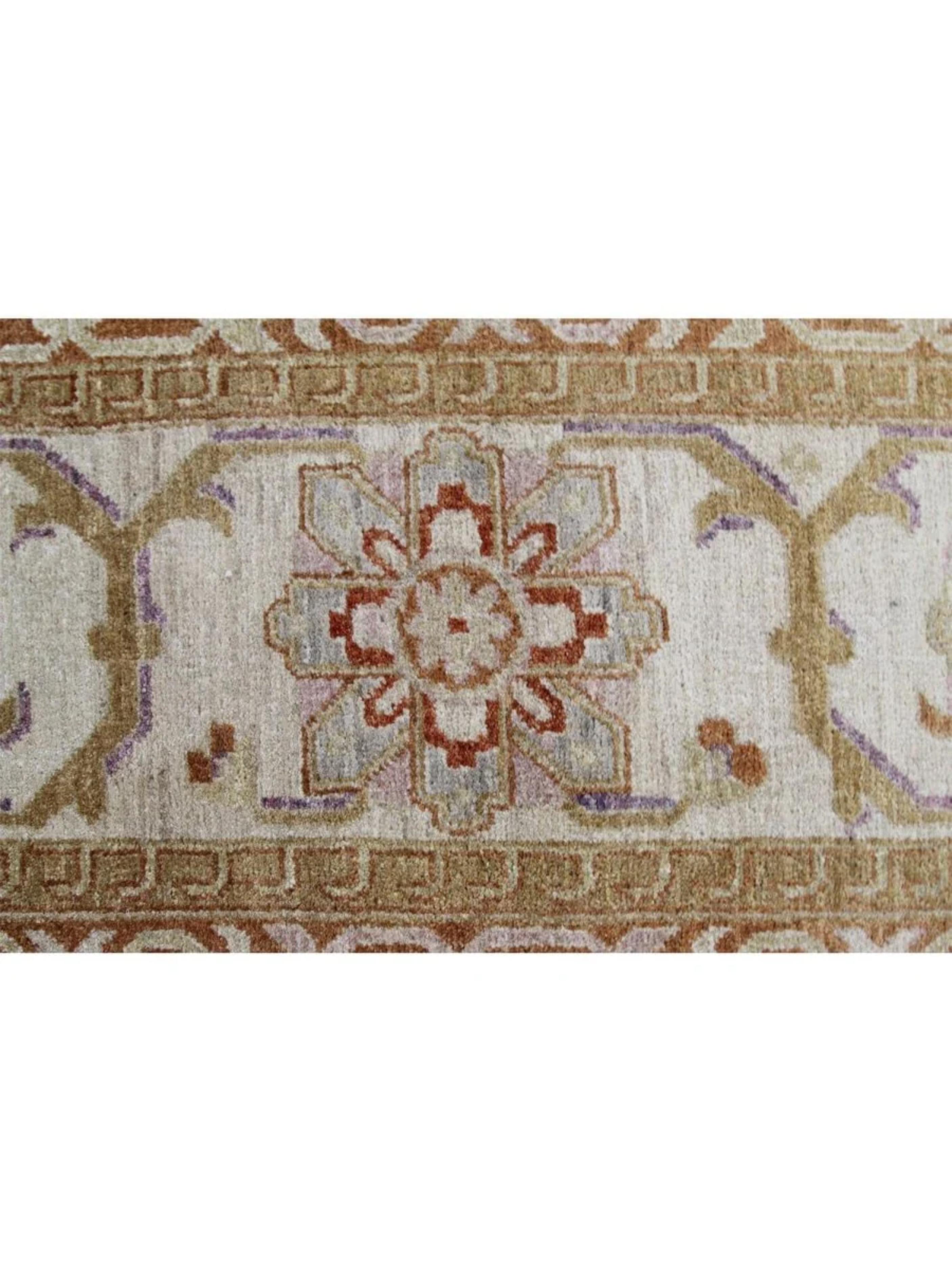 12x18 Hand-Knotted Mahal Style Rug (Wolle) im Angebot