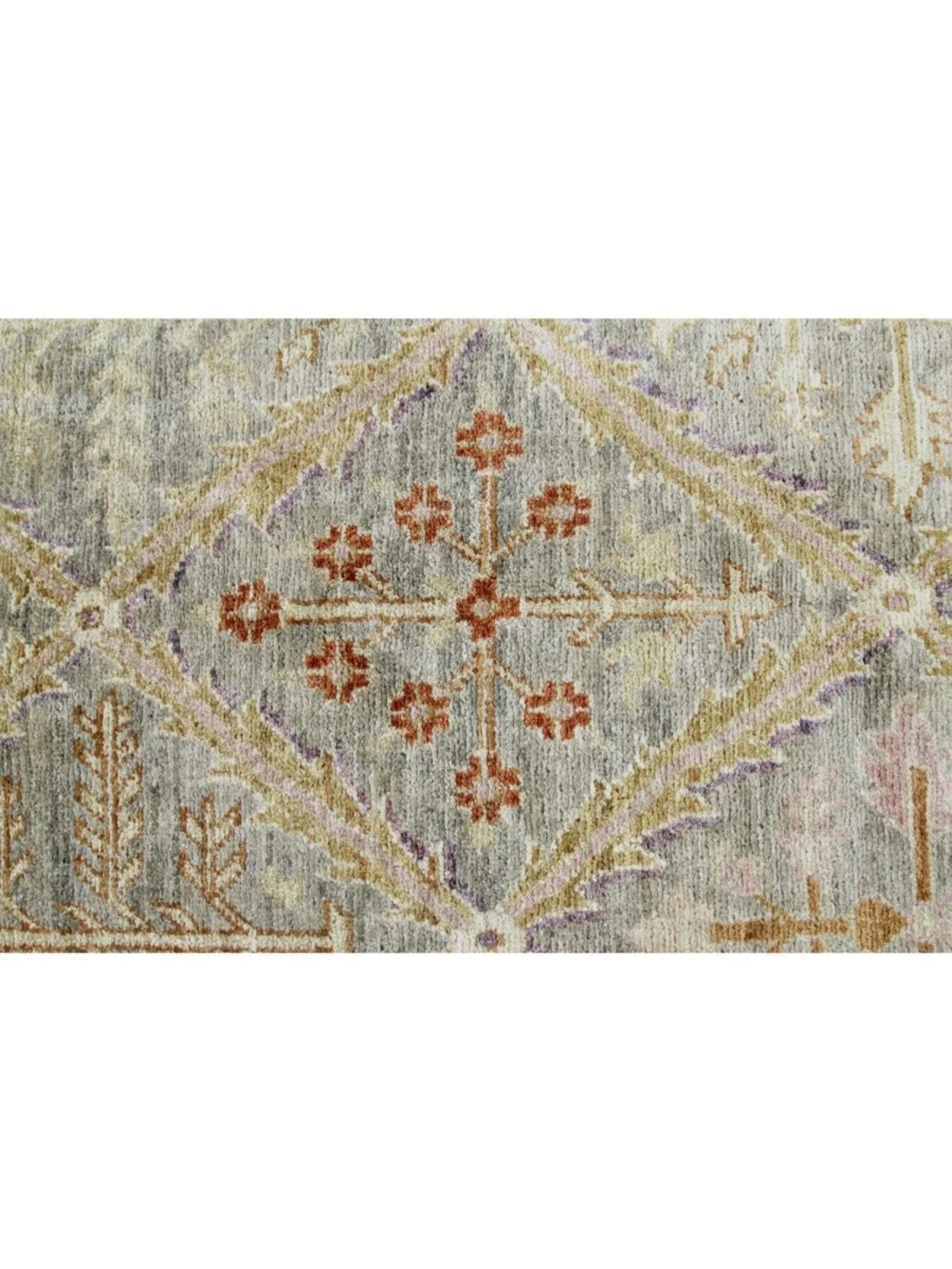 12x18 Hand-Knotted Mahal Style Rug im Angebot 1