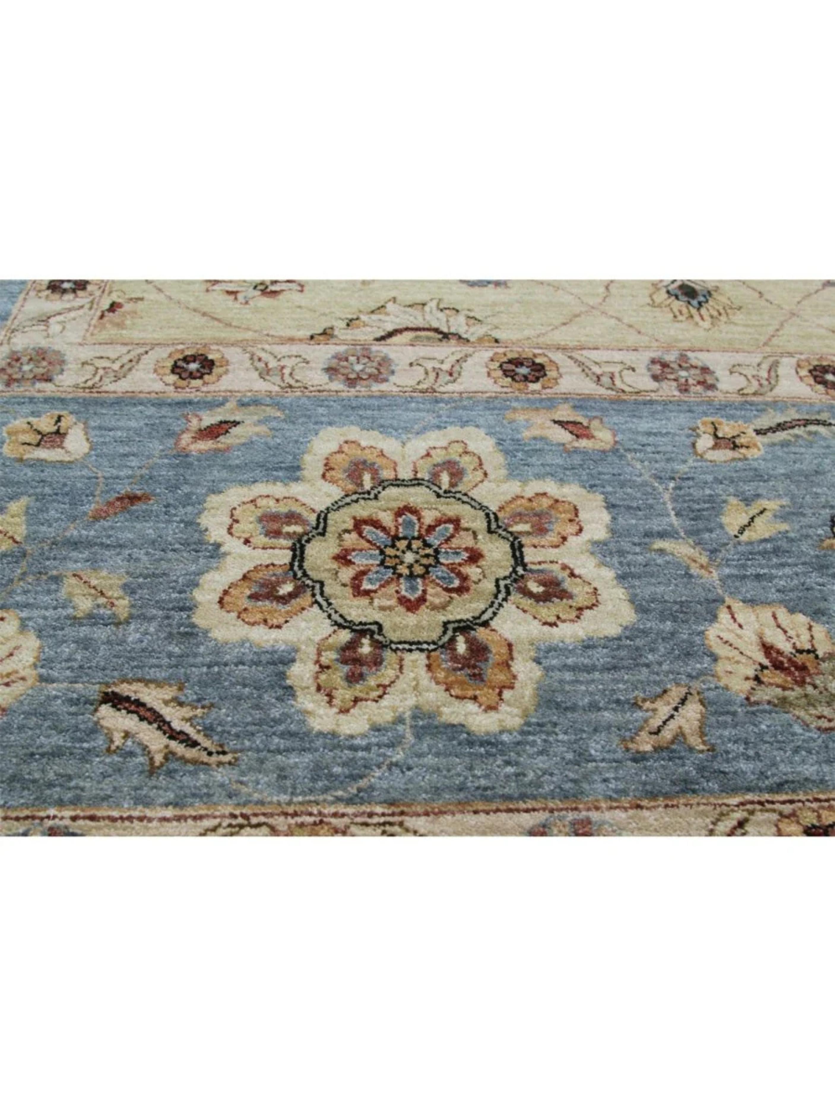 12x18 Handgeknüpfter indischer Agra Vorleger, handgewebt im Angebot 4