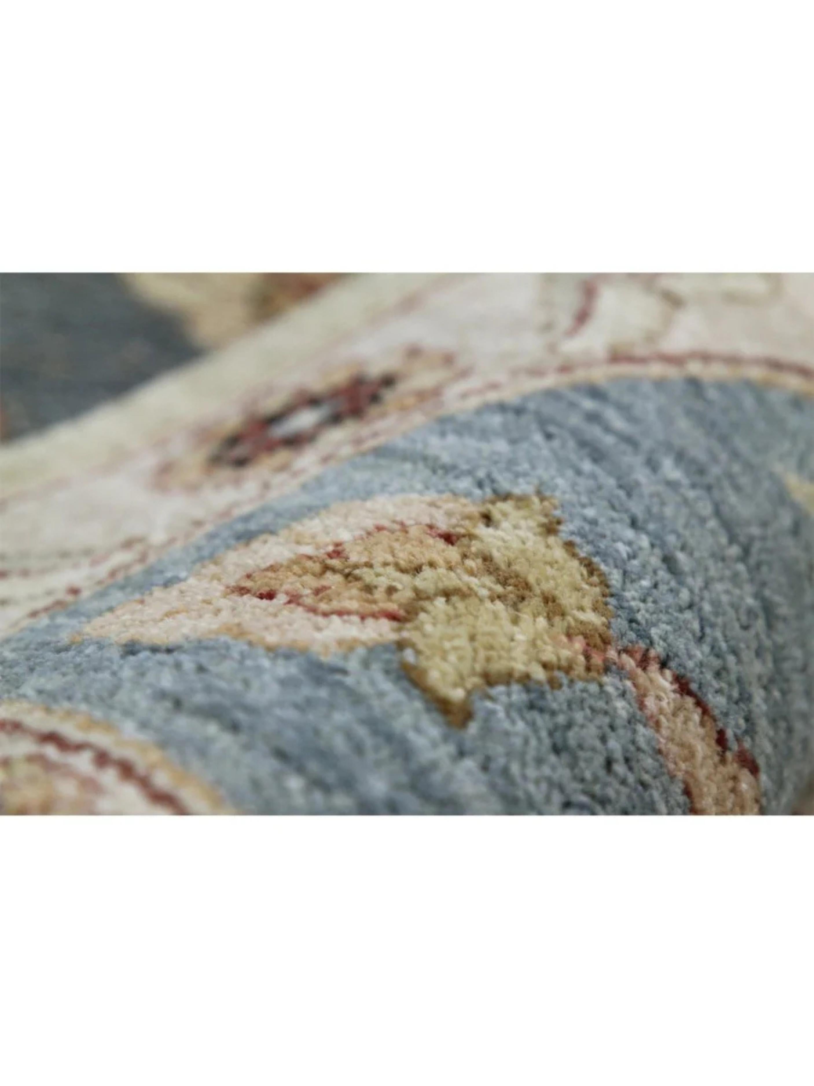 12x18 Handgeknüpfter indischer Agra Vorleger, handgewebt im Angebot 6