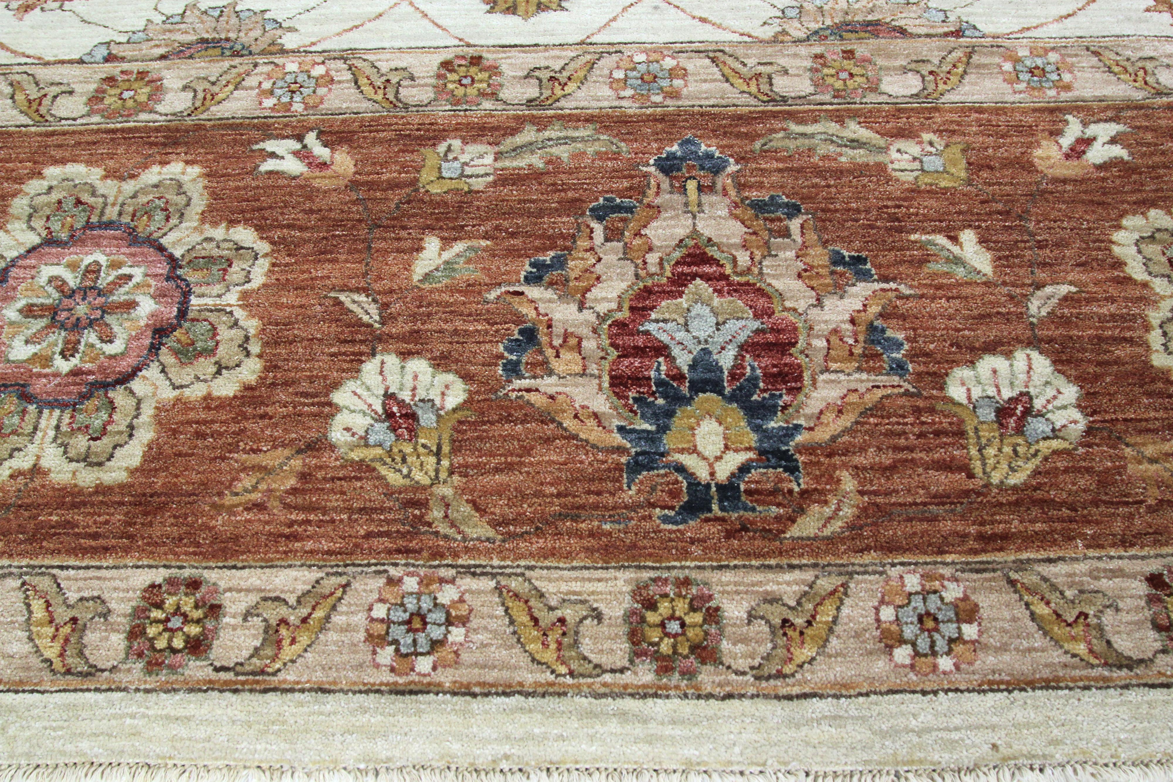 Indiano Tappeto Agra indiano 12x18 tessuto a mano in vendita