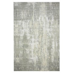 12
x18
 Pastellgrau Modern Abstrakt Design Wolle und Seide Handgeknüpft XL Teppich