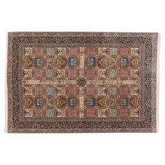Vintage Bulgarian Kerman Design Carpet