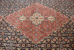 Vintage Bulgarian Tabriz Design Carpet