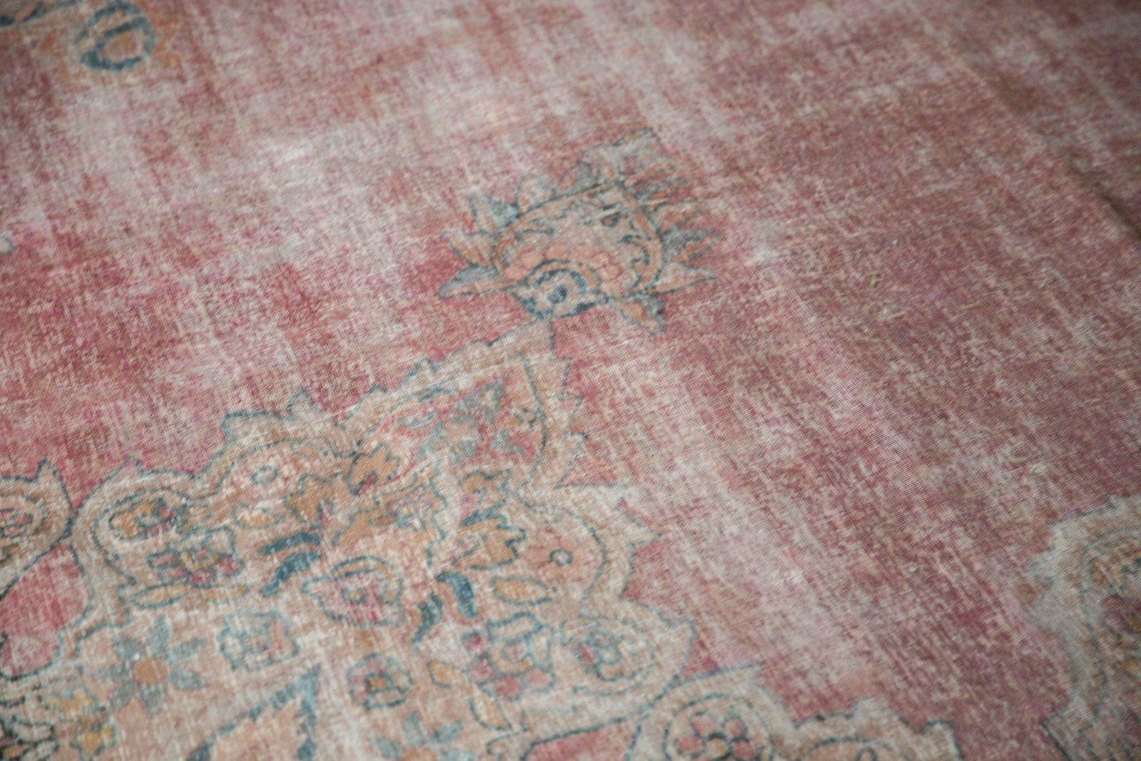 Antique Distressed Kermanshah Carpet For Sale 4