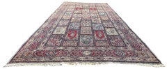 12x19 Antique Persian Tabriz Rug Fine Signed Carpet 366cm x 561cm C.1890