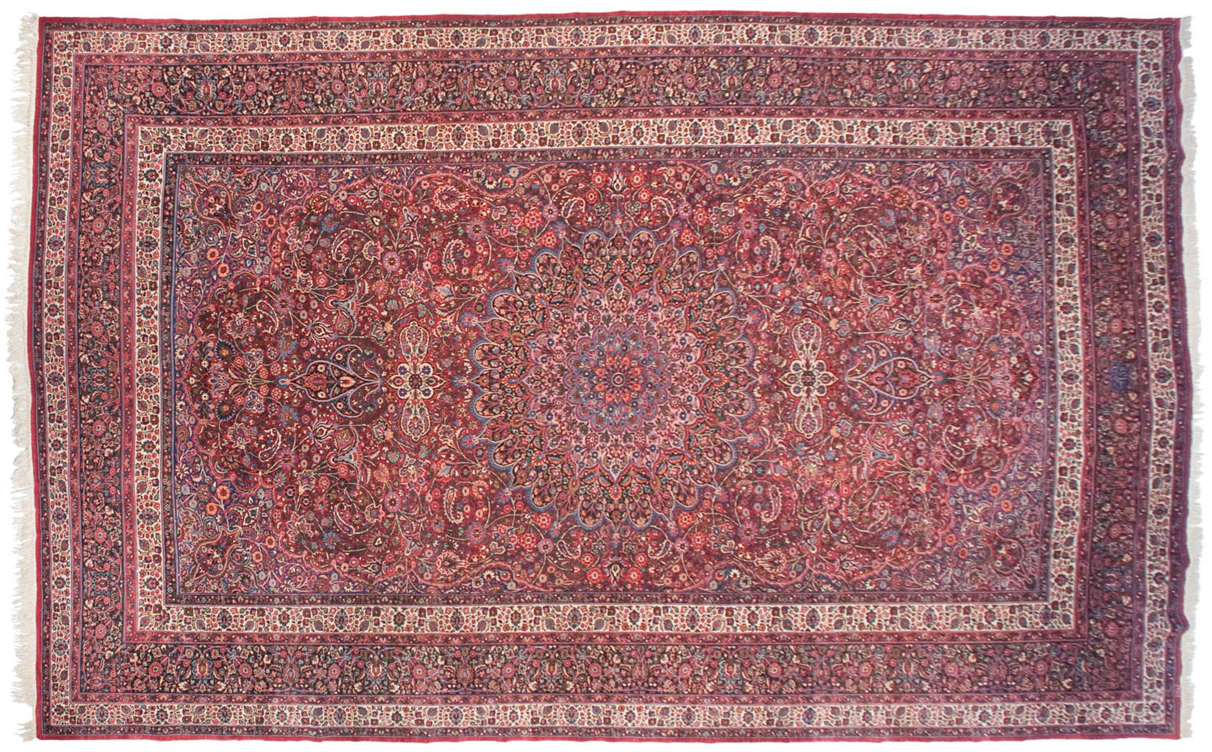 Vintage Fine Meshed Carpet For Sale 5