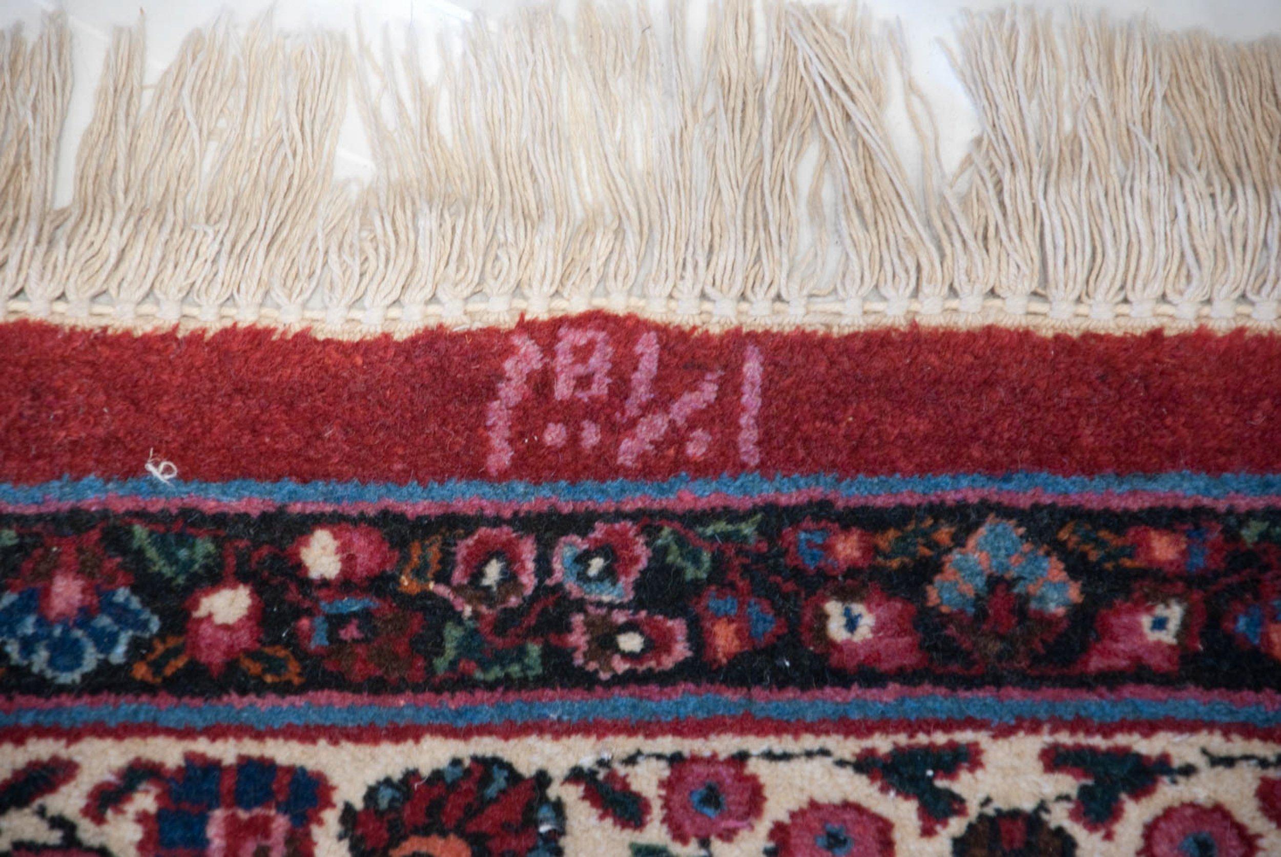 Other Vintage Fine Meshed Carpet For Sale