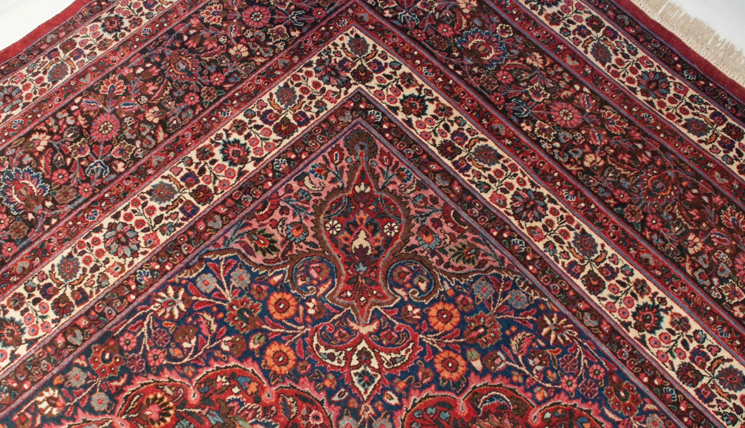 Vintage Fine Meshed Carpet For Sale 1