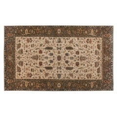 Nouveau tapis indien Serapi à motifs