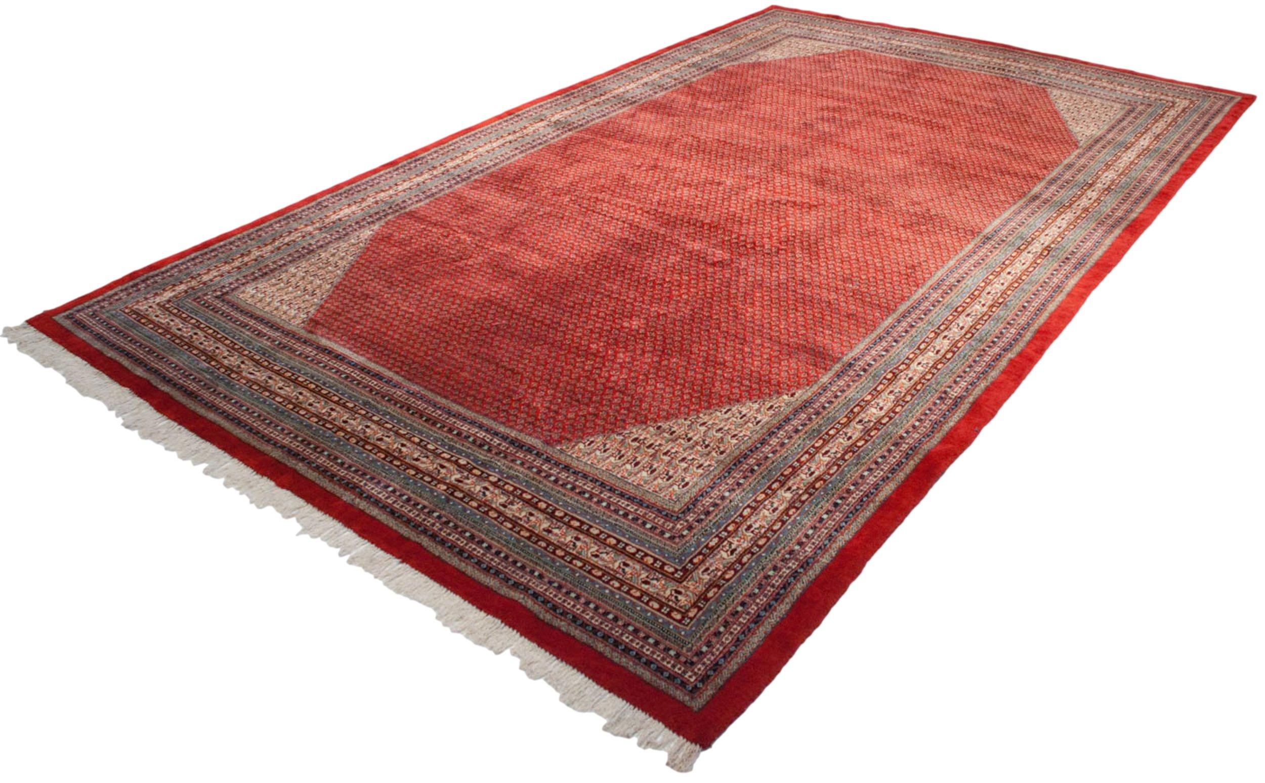 Wool Vintage Mir Sarouk Carpet For Sale