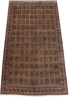 Vintage Bulgarian Tabriz Design Carpet