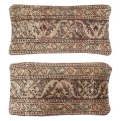 12 "x24" SET OF 2 - Vintage Handmade Rug Cushion Covers. Lendenkissenbezüge
