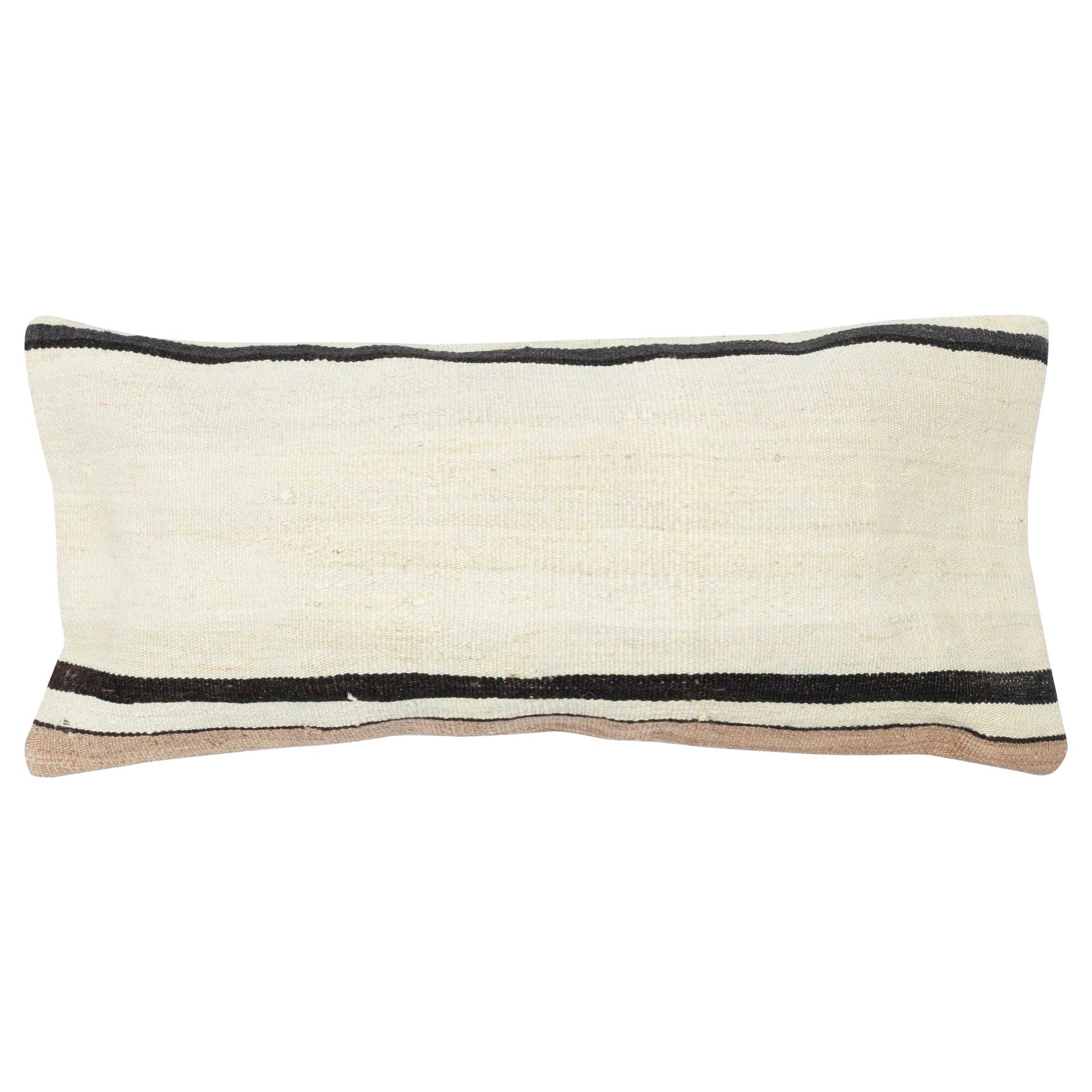 12"x28" Handwoven Turkish Kilim Cushion Cover. Throw Pillow. Lumbar Pillow Cover im Angebot