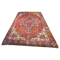12'x9' Antique Colorful Persian Heriz - Serapi
