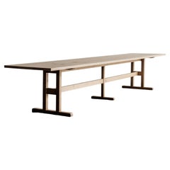 13'-1" Mesa de Comedor Belga de Roble Macizo
