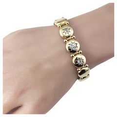 13 - Bracciale in oro giallo 14K e diamanti #22538