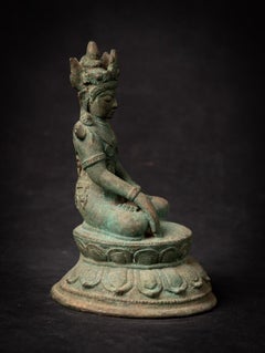13-14th century Very early and special bronze Burmese Arakan Buddha from Burma