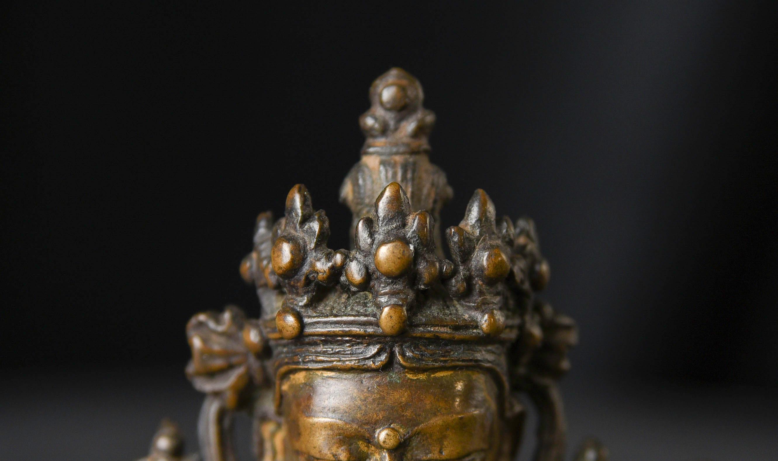 13/14th Century Tibetan Bronze Buddha/Bodhisattva For Sale 10