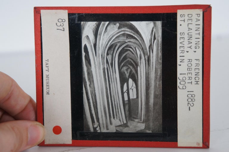 13 Antique Magic Lantern Glass Slides Taft Museum Artwork Architecture
