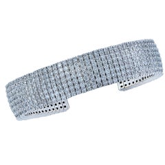 13 Carat Diamond Cuff Bracelet