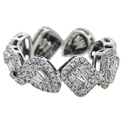 1.3 Carat Diamond White Gold Ring