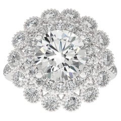 1.3 Karat Diamanten Vow Collection Ring aus 14K Weißgold