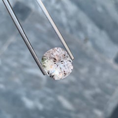 13 Carat Pretty Natural Loose Topaz Flower Cut Gem For Jewellery Making