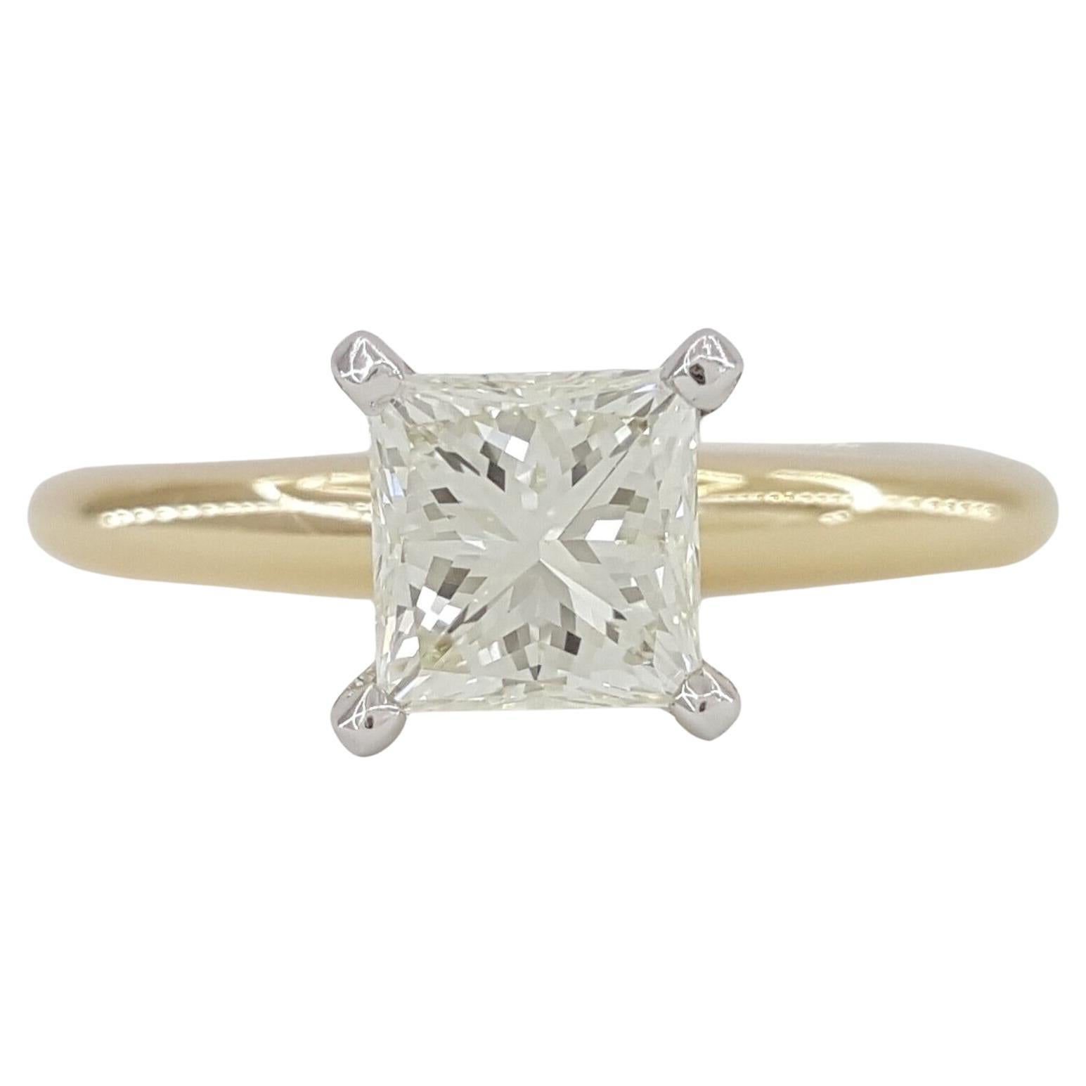 1.3 Carat Princess Brilliant Diamond Ring