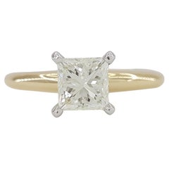 1.3 Carat Princess Brilliant Diamond Ring