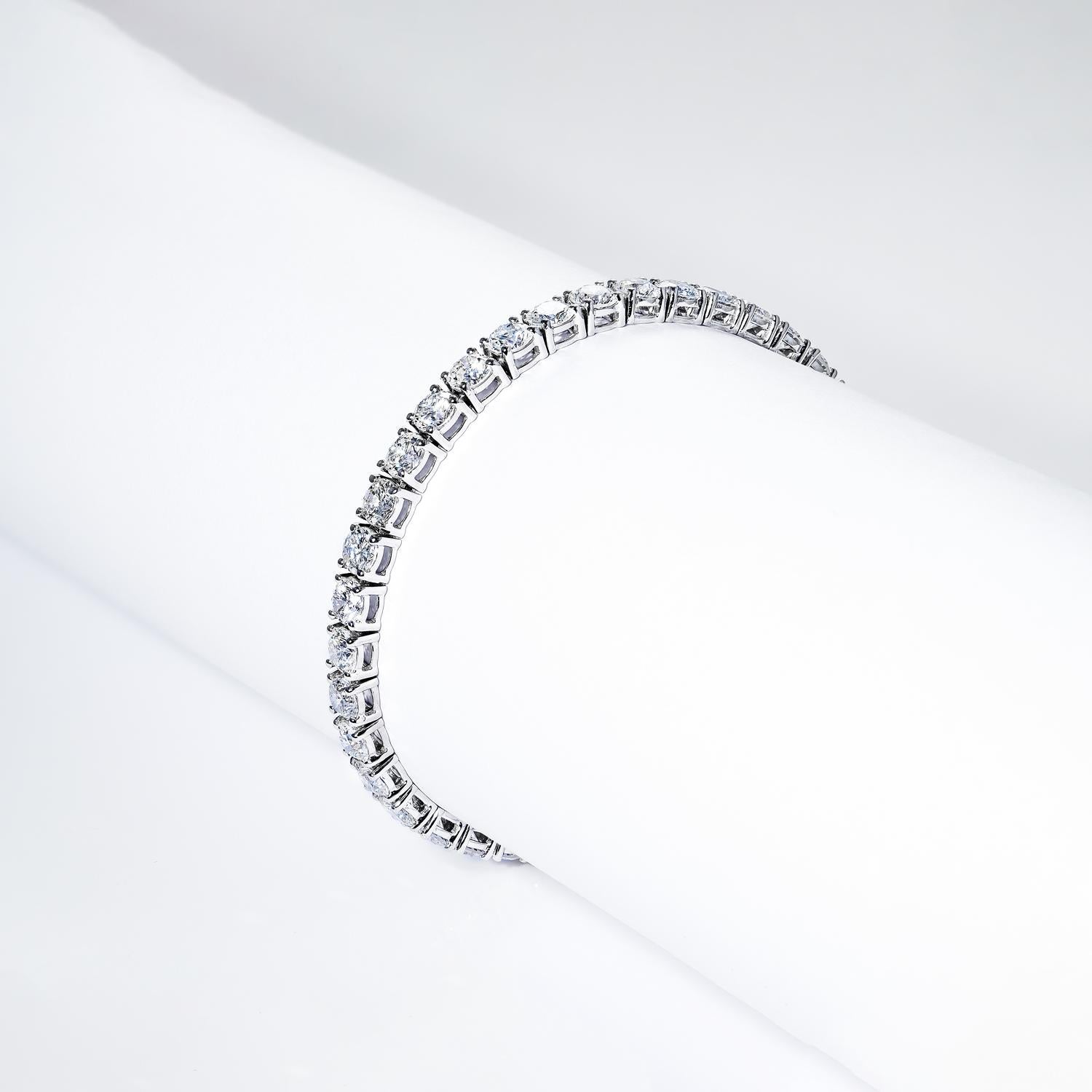 13 carat diamond tennis bracelet