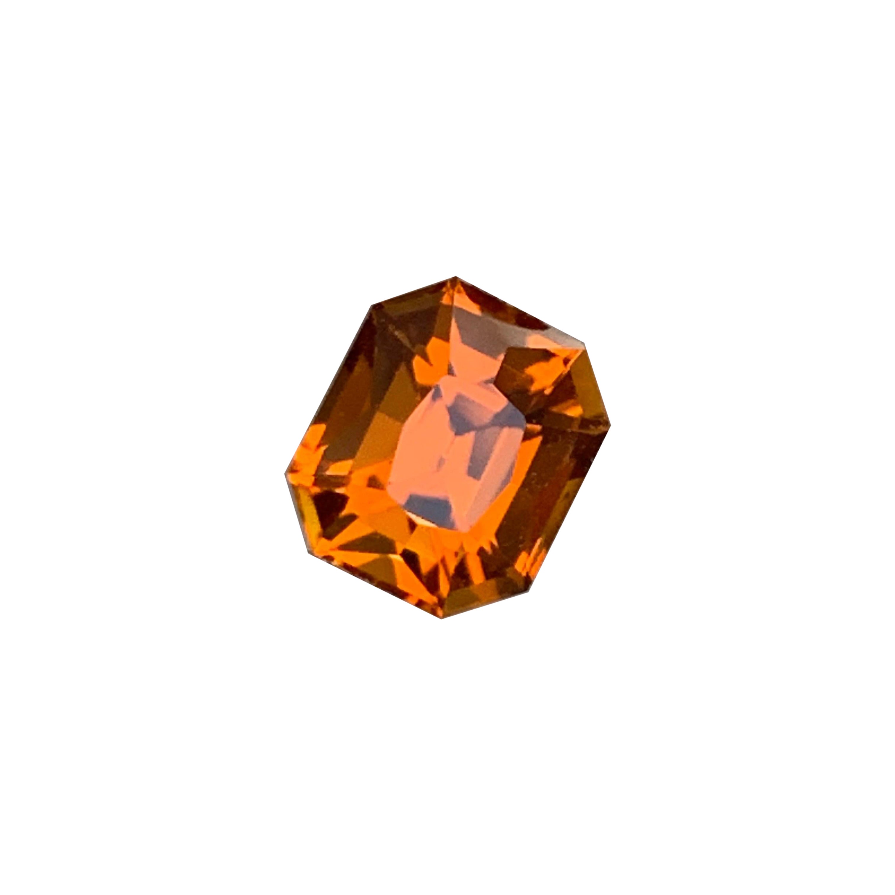 1,3 Karat Golden Orange Honig Farbe Madeira Citrin Lose Edelstein für Schmuck im Angebot