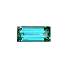 1.3 CRTs Seafoam Baguette Cut Natural Tourmaline Gemstone for Jewellery 10mm