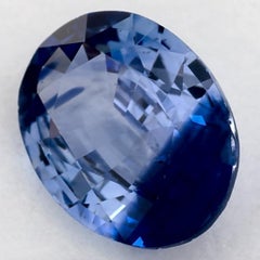 1.3 Ct Blue Sapphire Oval Loose Gemstone (pierre précieuse en vrac)