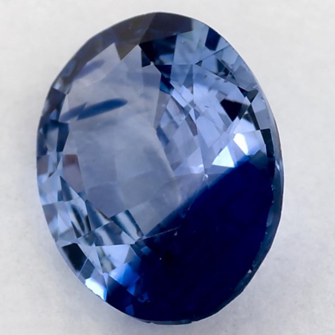 1.3 Karat Blauer Saphir Oval Loser Edelstein (Ovalschliff) im Angebot