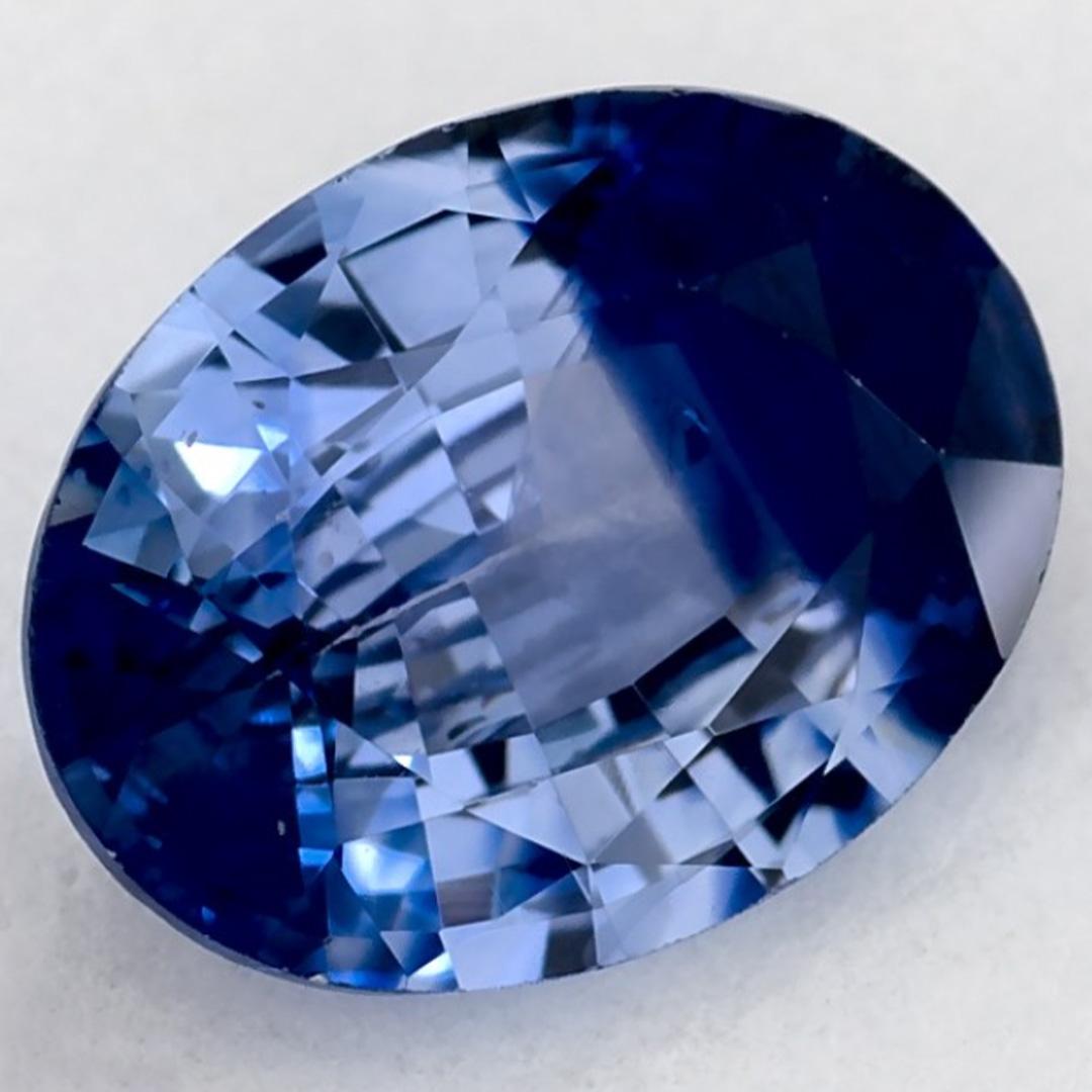 1.3 Karat Blauer Saphir Oval Loser Edelstein im Zustand „Neu“ im Angebot in Fort Lee, NJ