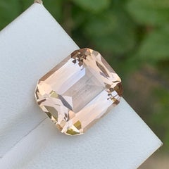 13 Karat Dual Shades Step Cushion Cut Topas Edelstein für Schmuck 14 mm