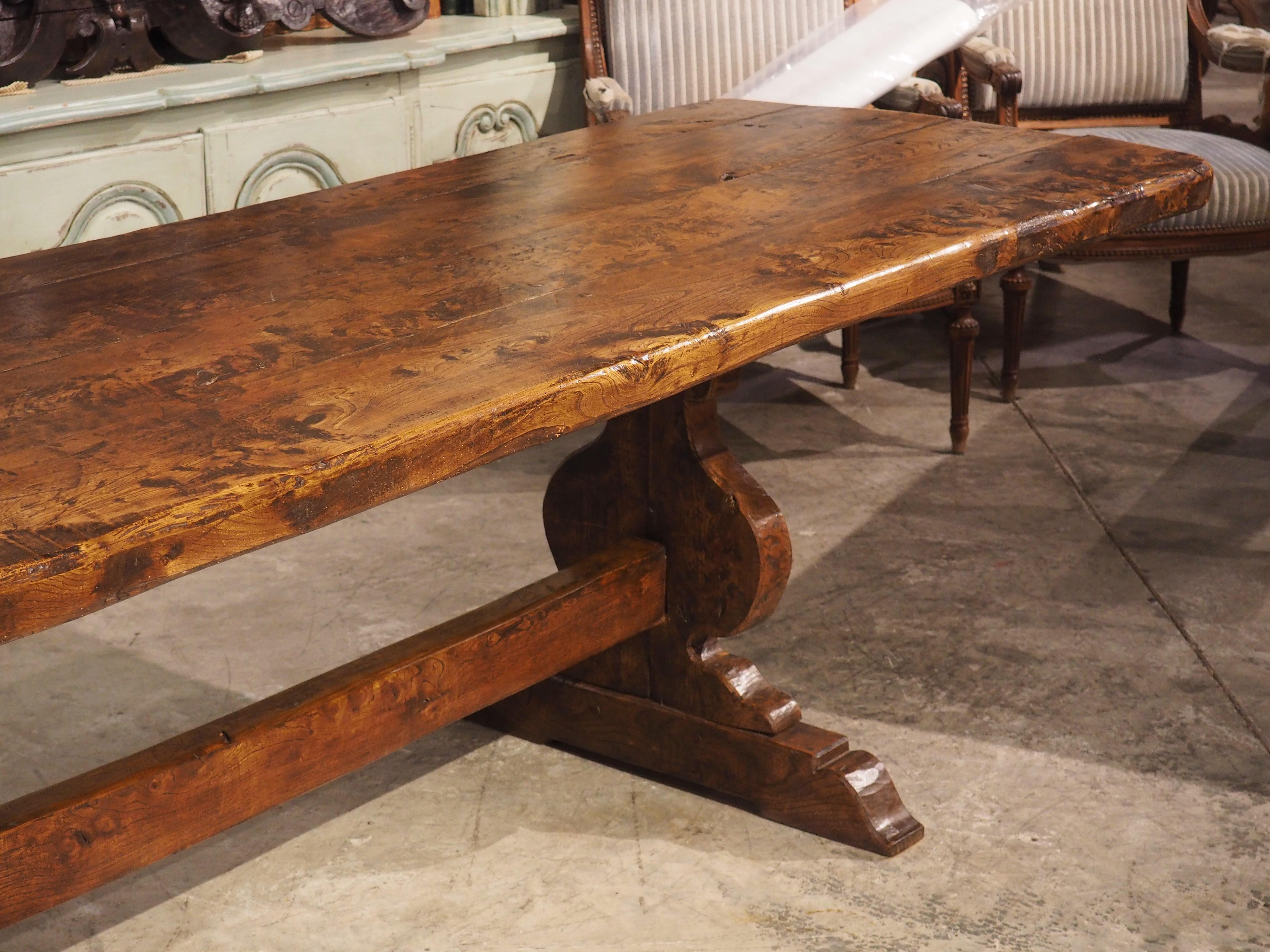 Antique Chestnut Dining Table from a Chateau, Coat Nizan, Brittany 1