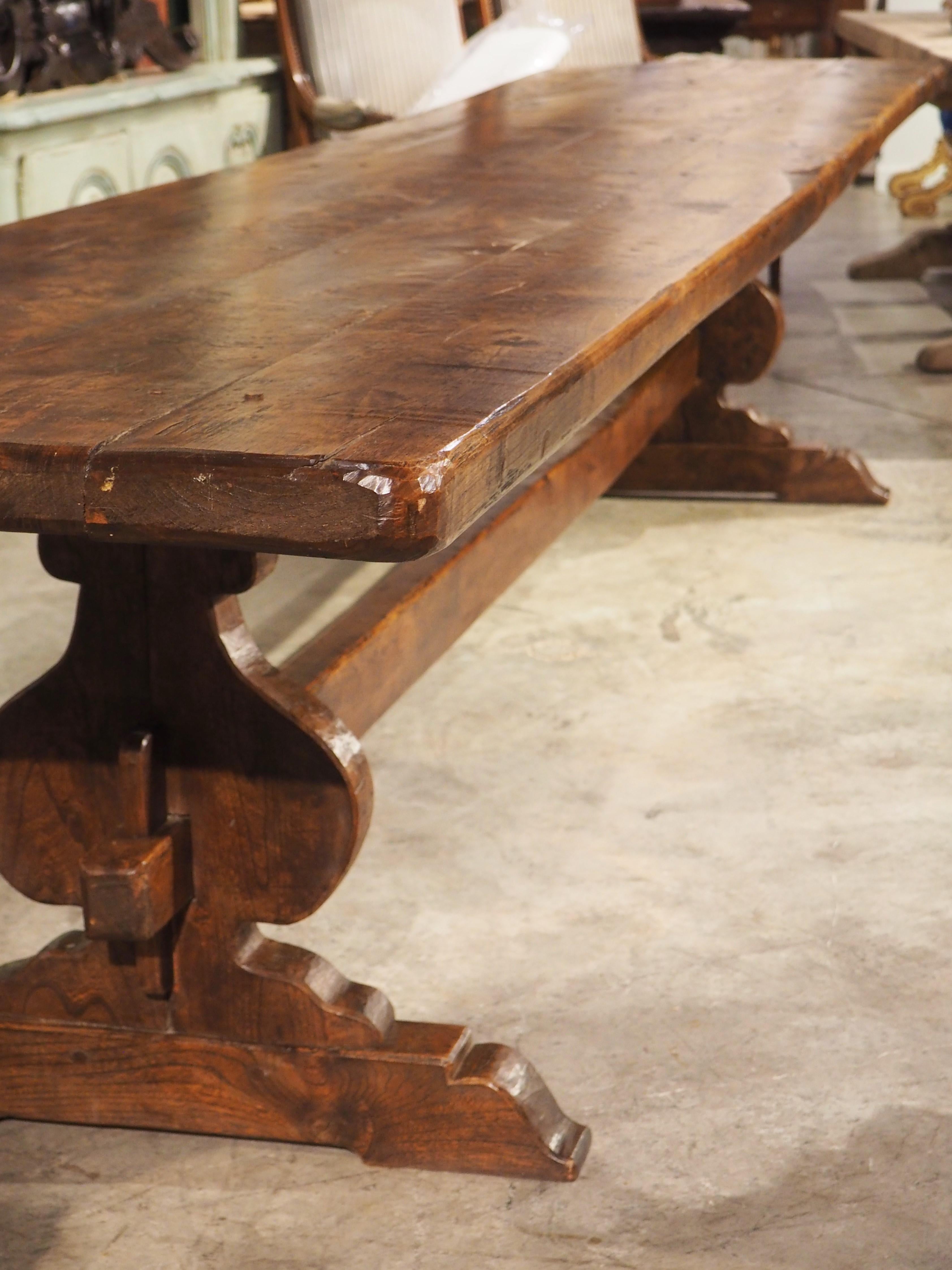Antique Chestnut Dining Table from a Chateau, Coat Nizan, Brittany 2