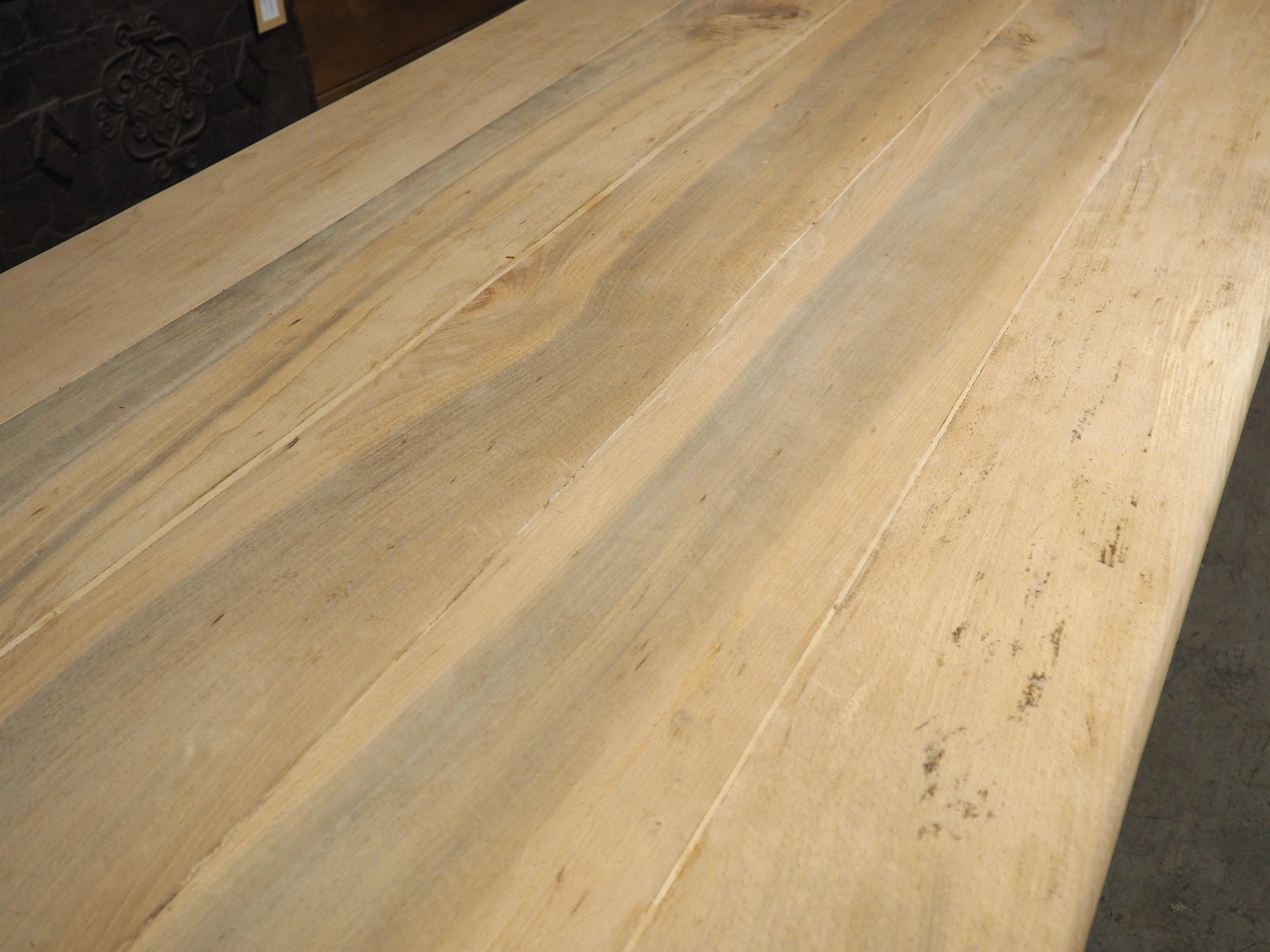 13 Foot Long Walnut and Oak Monastery Style Dining Table from France, 1950s 12