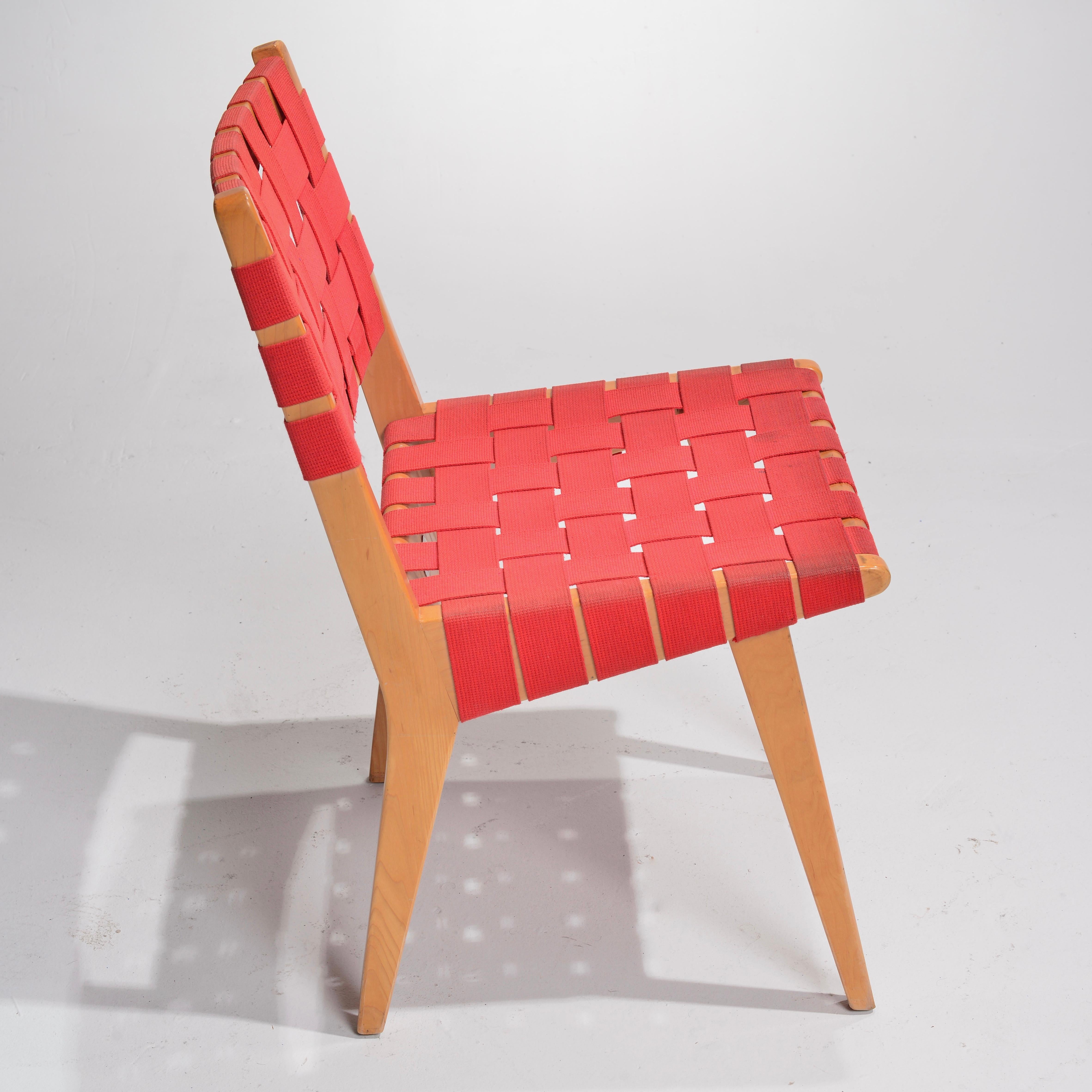 Scandinavian Modern 13  jens Risom Side Chairs for Knoll For Sale