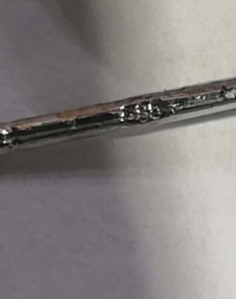 Donna Orecchini da 13 mm con perle, rubini, diamanti, oro bianco 14 carati. in vendita