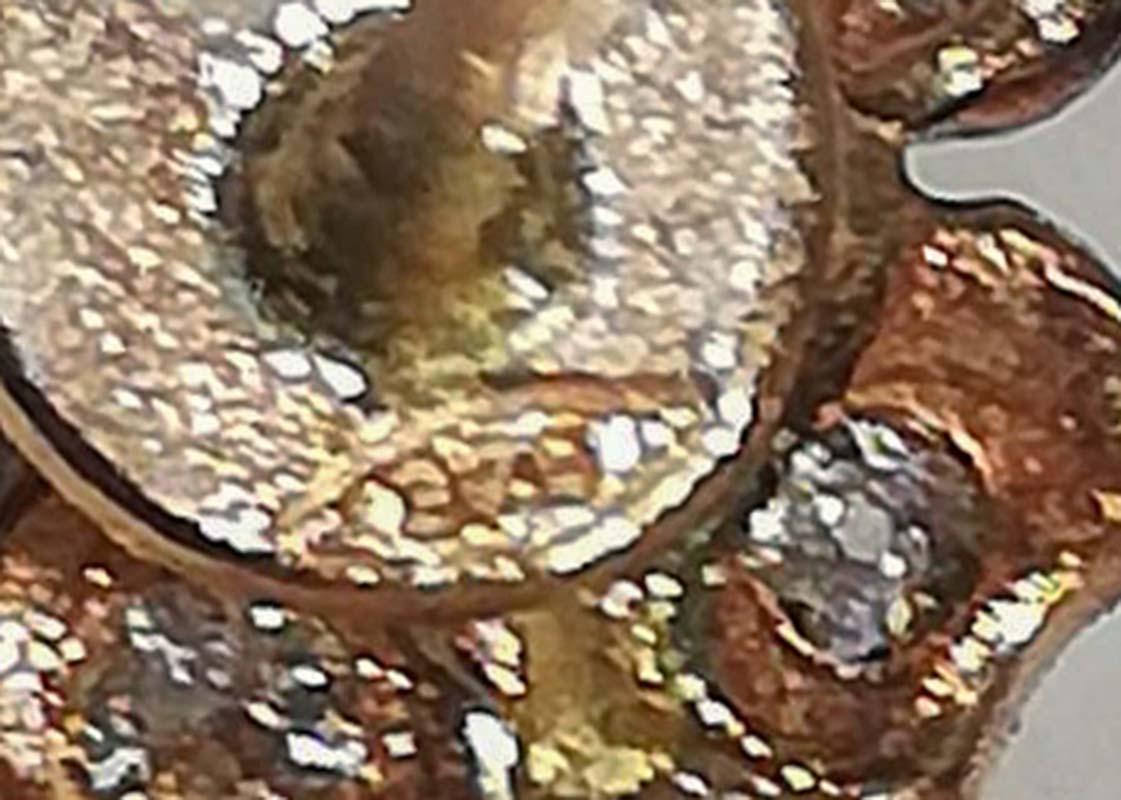 Donna Orecchini con perle, rubini, diamanti e fiori in oro rosa da 13 mm. in vendita