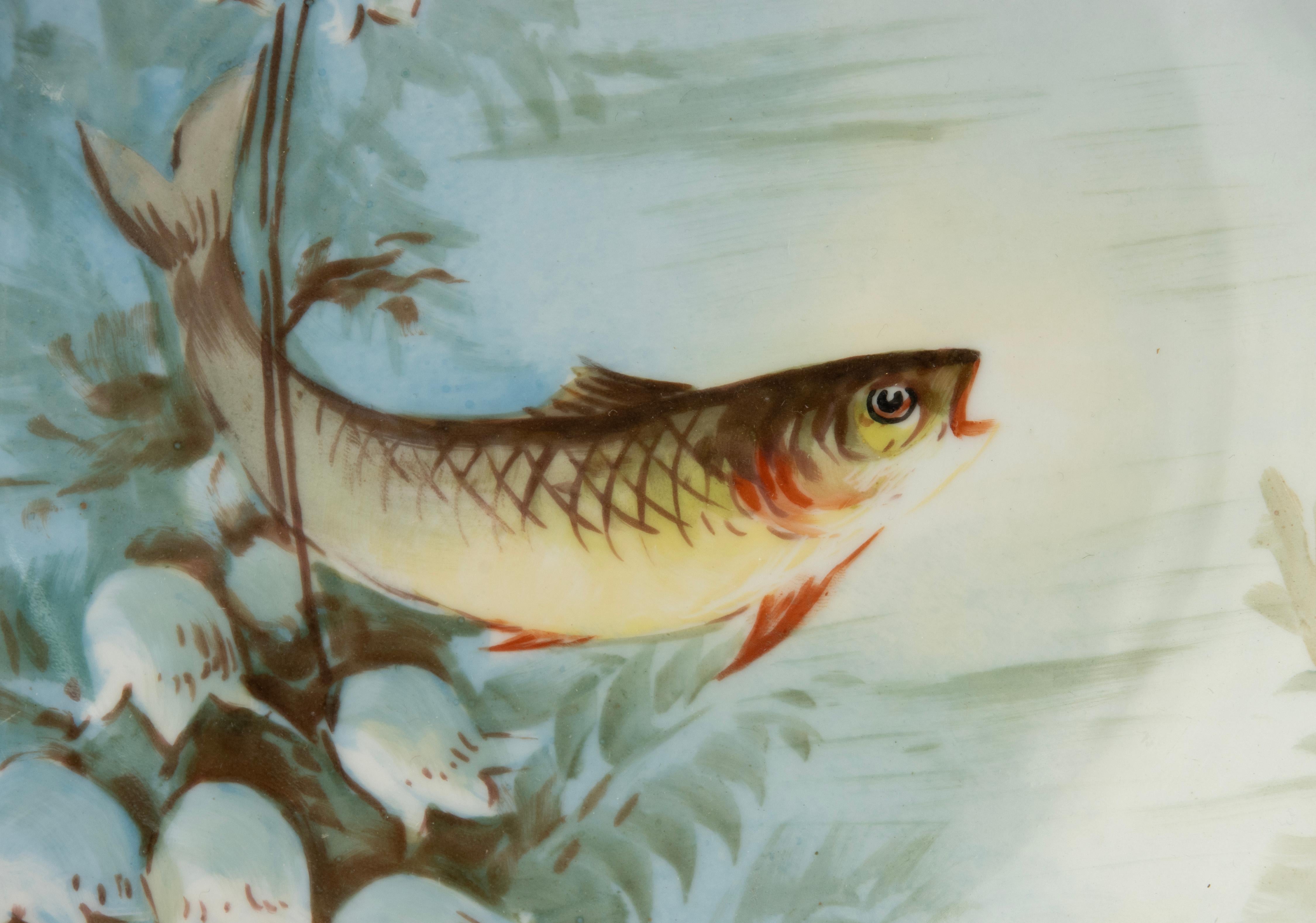 13-Piece Antique Porcelain Fish Service - Limoges 7